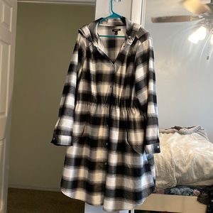 Torrid Plaid Long Jacket